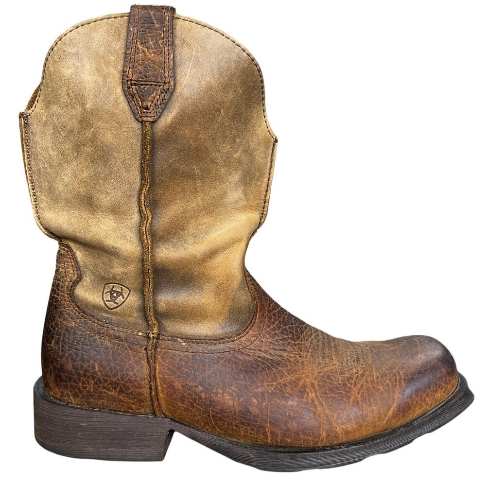 Ariat Men’s Rambler Brown Leather Western Cowboy Boot Size US 12 EE